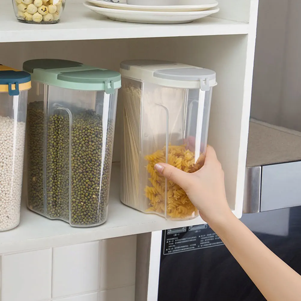 

Sealed Food Storage Jar Transparent Kitchen Container Dust-Proof Insect-Proof Multi-Function Cereal Holder For Tea Candy