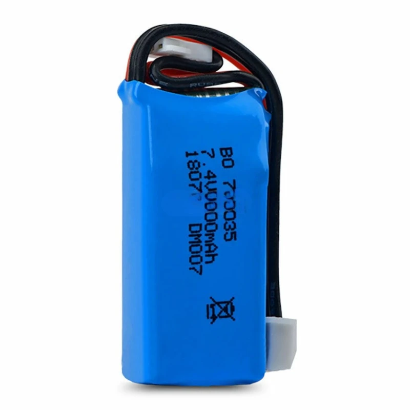 For DM007 Remote-controlled Aircraft 7.4V 2S 400mAh 25C LiPO Battery JST-XHR and Walkera Plug