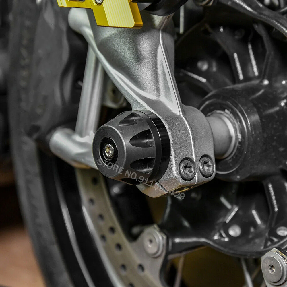 Motorcycle Front Wheel Axle Fork Crash Slider Protection Cap Accessories Falling Protector For BMW RNINET R9T RNINET 2014-2021
