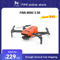 MINI 3 SE FIMI UAV 4K 30fps Cam 12MP Shots, Fimi Stabilized 3-Axis Gimbal, 9KM Transmission 245g Light GPS Foldable