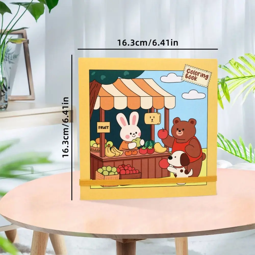 New Tearable Inner Pages Coloring Book Puzzle Montessori Drawing Toy Coloring Picture Book Graffiti Painting Book School Office