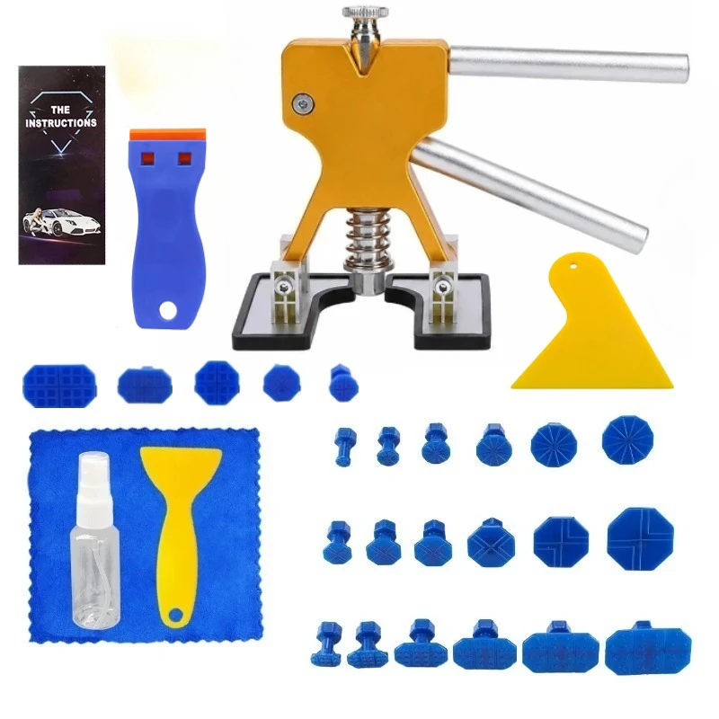 Auto Body Dent Puller Kit Car Dent Removal Tool Suction Cup Dent Remover Body Panel Repair Tools Car Dent Puller Kit