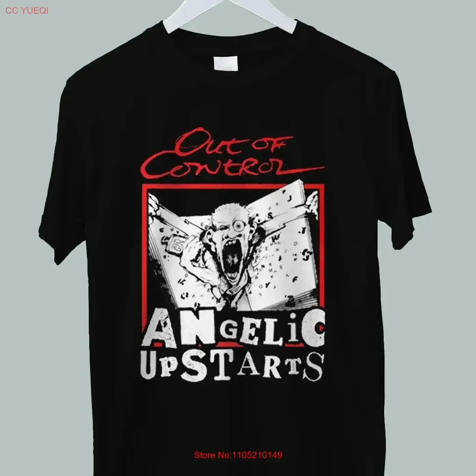 Angelic Upstarts Punk Rock Band Out Of Control T Shirt S 2XL vintage Washed Comfortable Stretched streetwear homme Slightly
