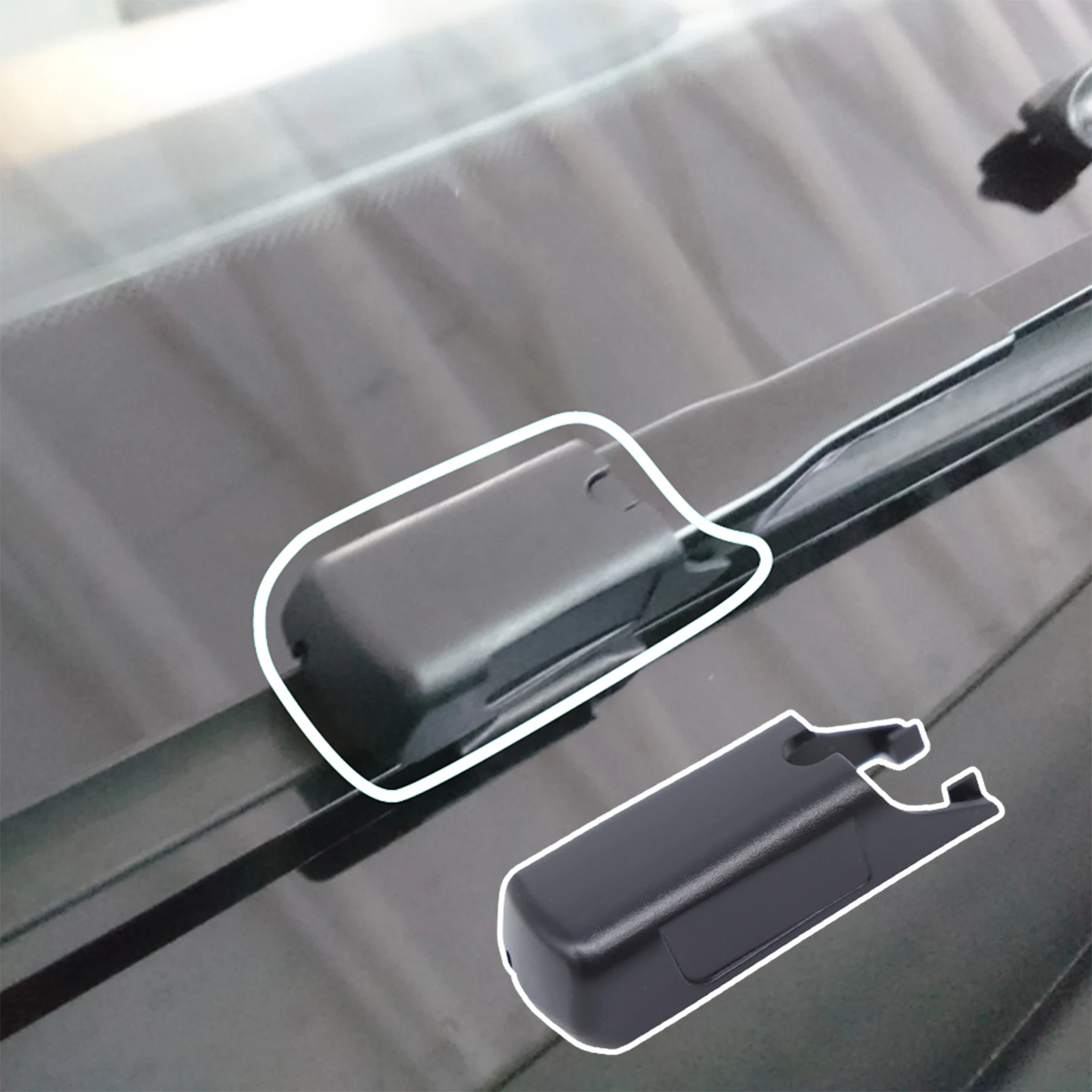 Couvercle de bras d'essuie-glace avant, Clip poussoir de remplacement en plastique pour Mercedes Benz A B C E V W176 W246 W205 W213 W447 X253