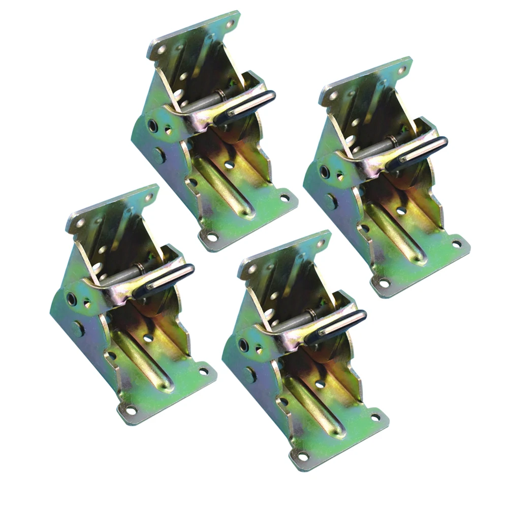 

4 Pcs Support Frame Folding Table Leg Hinge Brackets Adjustable Parts Furniture