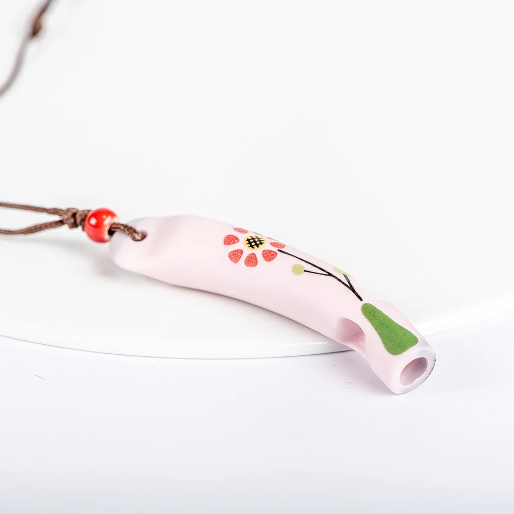 Ceramic Applique Whistle Pendant Gifts For Children #FY422