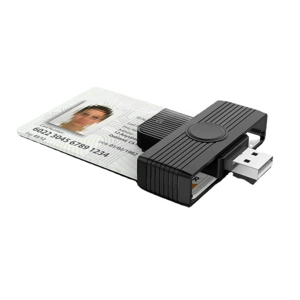 USB Smart Card Reader Smart Card/SIM/ID/CAC Card Reader