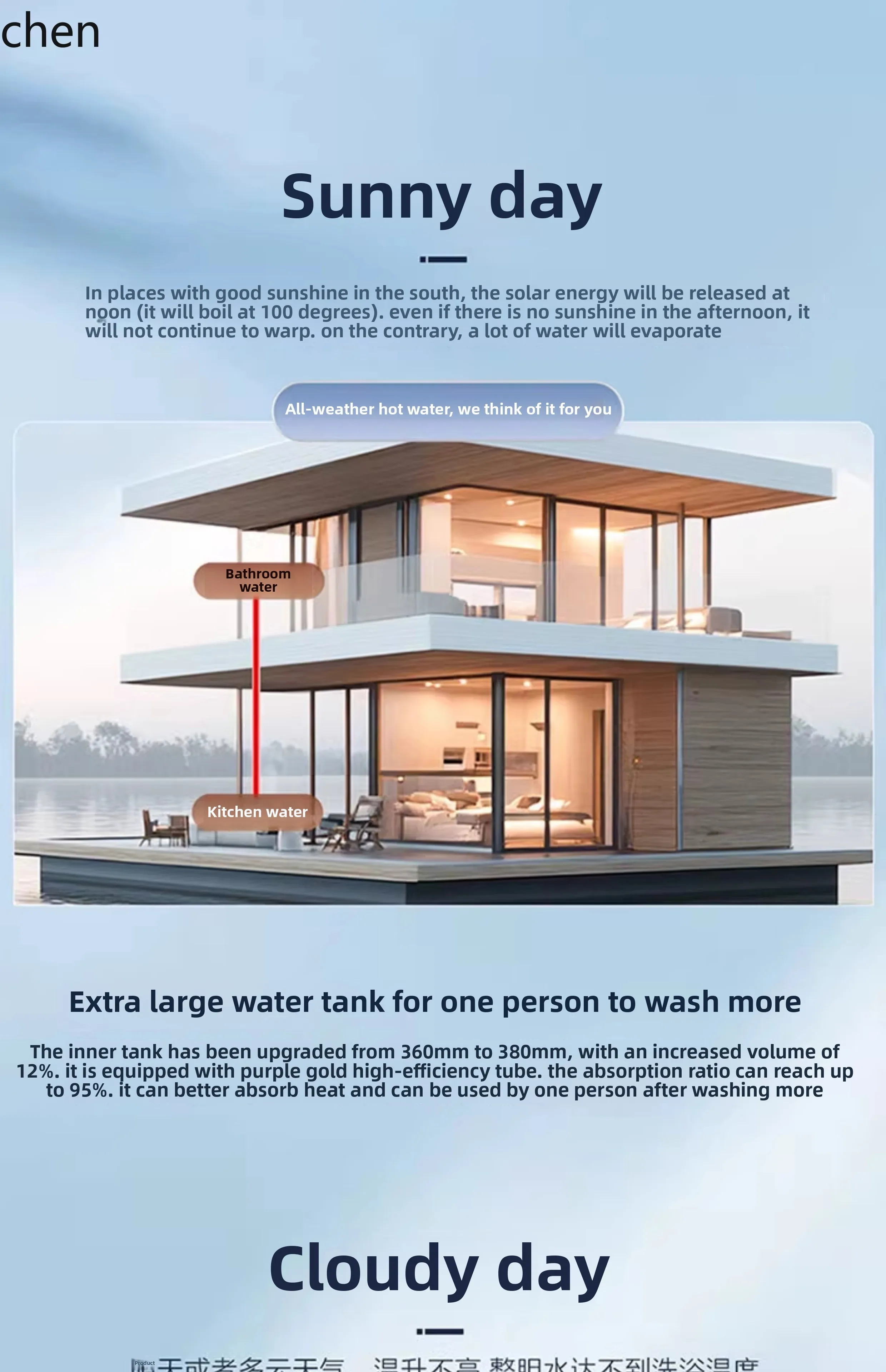 Riscaldatore di acqua solare LXC riscaldamento elettrico raccoglitore di tubi a vuoto domestico integrato