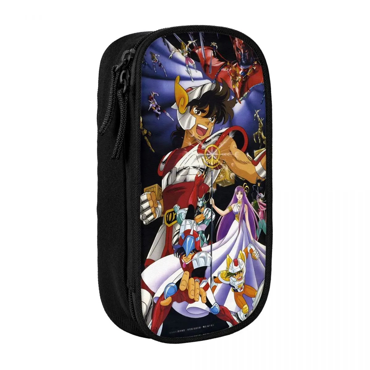 

Пеналы Saints Seiyas Knights of the Zodiac, пенал для ручек, детская большая сумка для хранения, школьные принадлежности, косметические канцелярские принадлежности