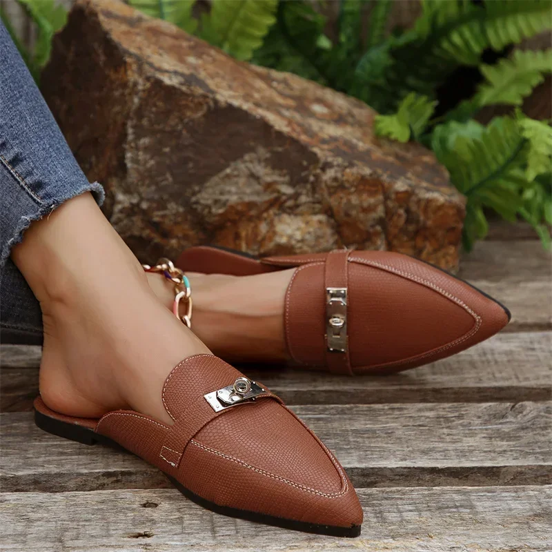 

Spring and Summer New Style Fashionable, Comfortable, Casual, Simple and Versatile Flat Shoes, Wear-resistant Lazy Sandals