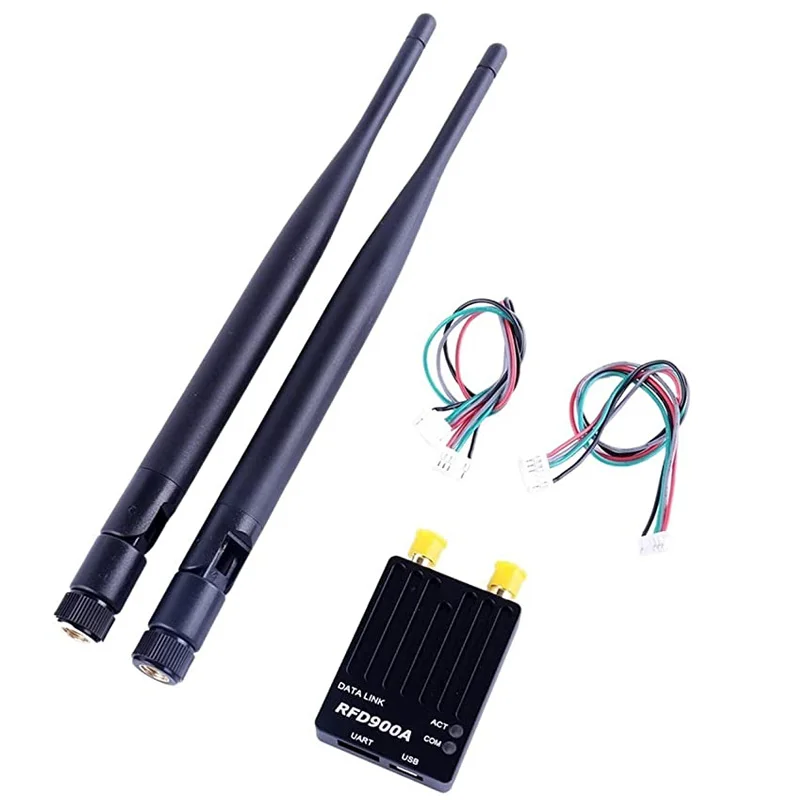 2pcs RFD900A 915Mhz 3DR Radio Telemetry Modem Module UAV 40KM Ultra Long Range Data Link Transmission for PIX APM RC Drone