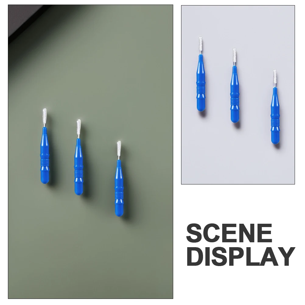 50 Uds cepillo Interdental 2,5 Mm púas de hilo Dental para el cuidado de las encías protección de la cavidad herramienta de limpieza Oral dispositivo de limpieza de dientes