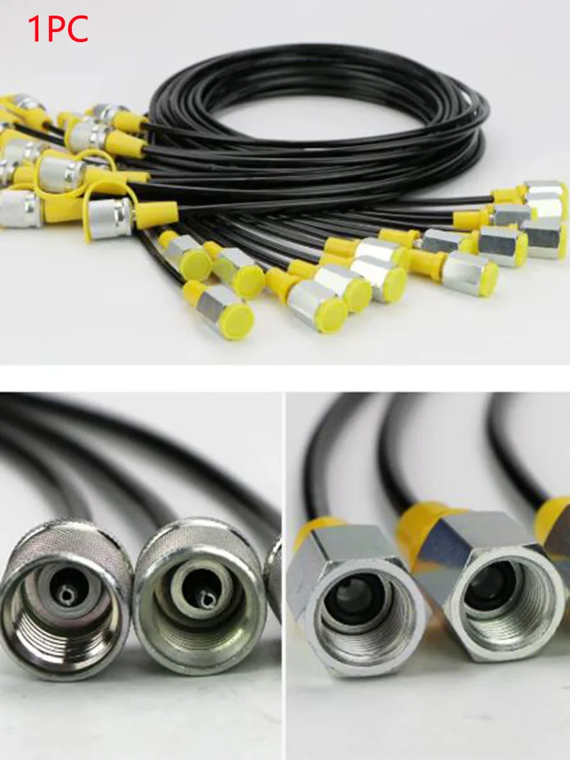 Excavator Parts Hydraulic System Test Tubing Pressure Gauge Line High Pressure Test Hose 63Mpa Pressure Test Connector 1PC