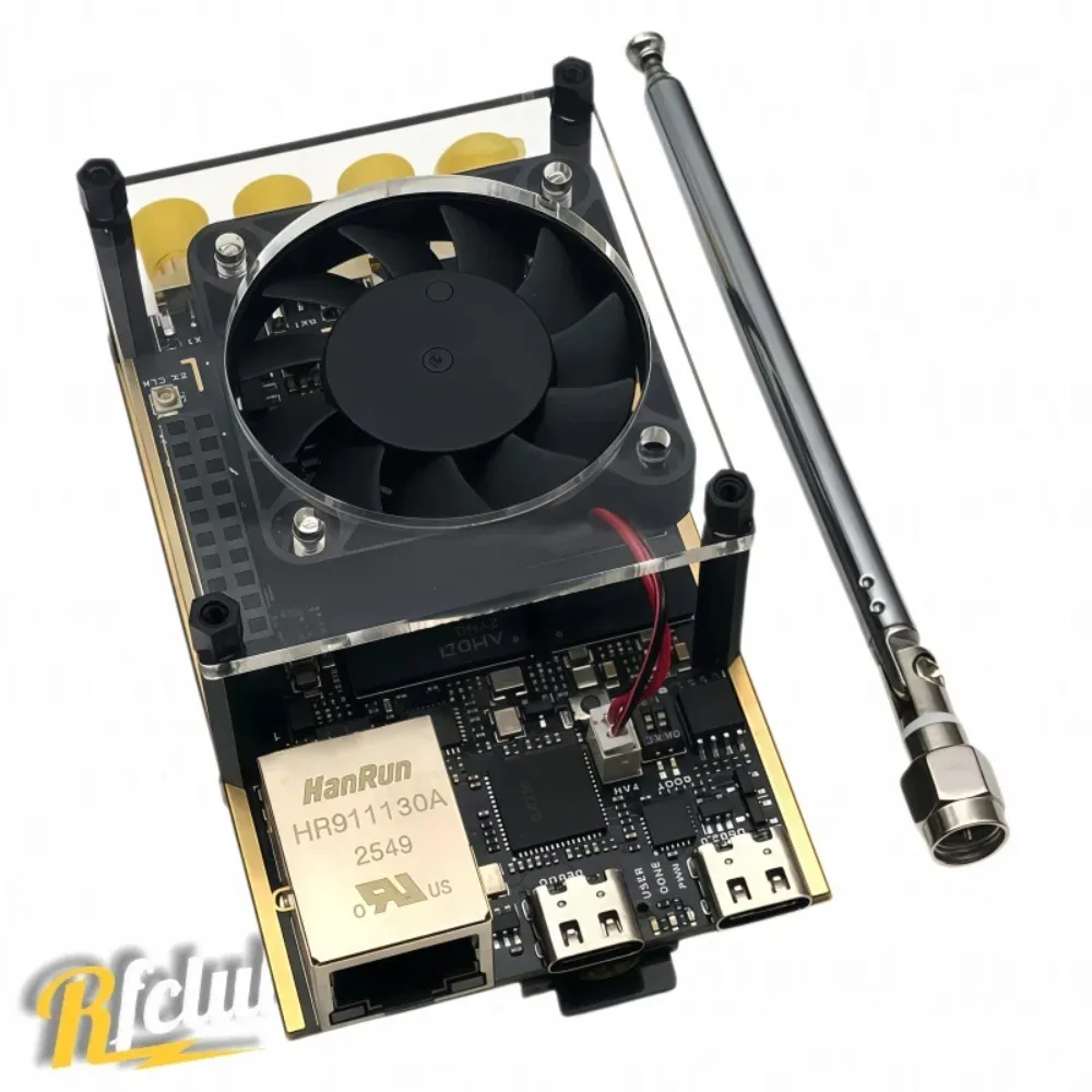 AvaCorePluto SDR ZYNQ7020 AD9361 Development Board With Cooling Fan, Compatible With MATLAB