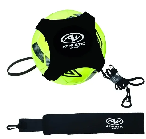 

Athletic Works Soccer Kick Trainer for Athletes of All Ages and Skill Levels, Black, Unisex (Pack of 4)