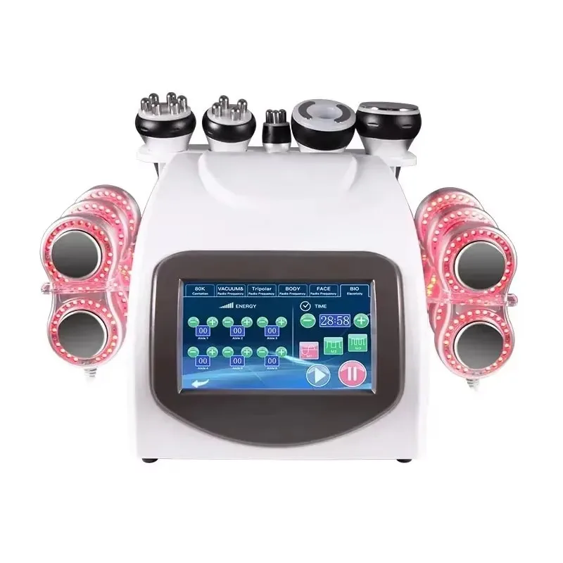 6 in 1 80K fat burner cavitation machine weight loss body slimming cavitation machine 80kPopular