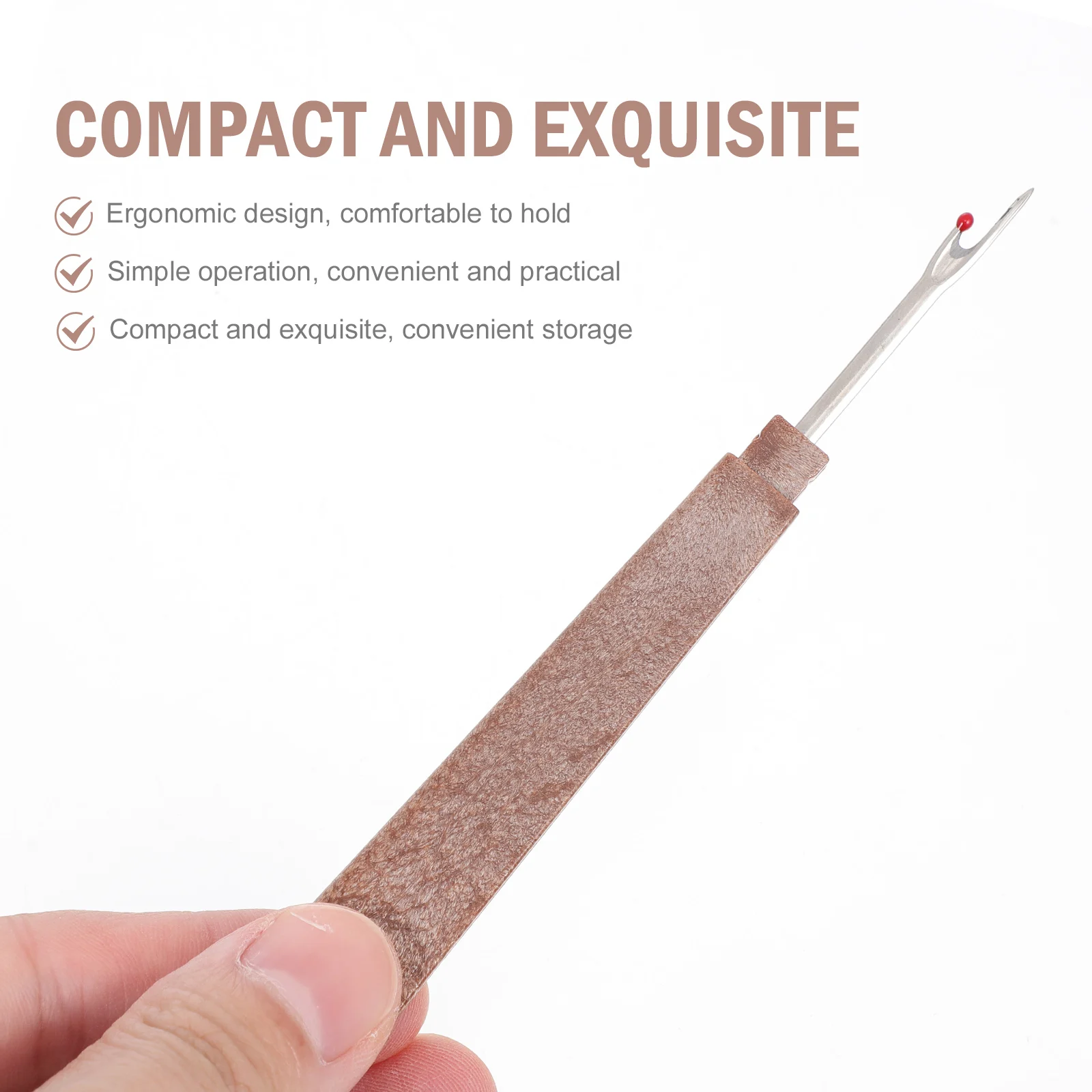 

10pcs Seam Ripper Thread Picker High Quality Sewing Supplies Remover Unpicker Heavy Duty Tool Wooden Plastic Stainless Steel