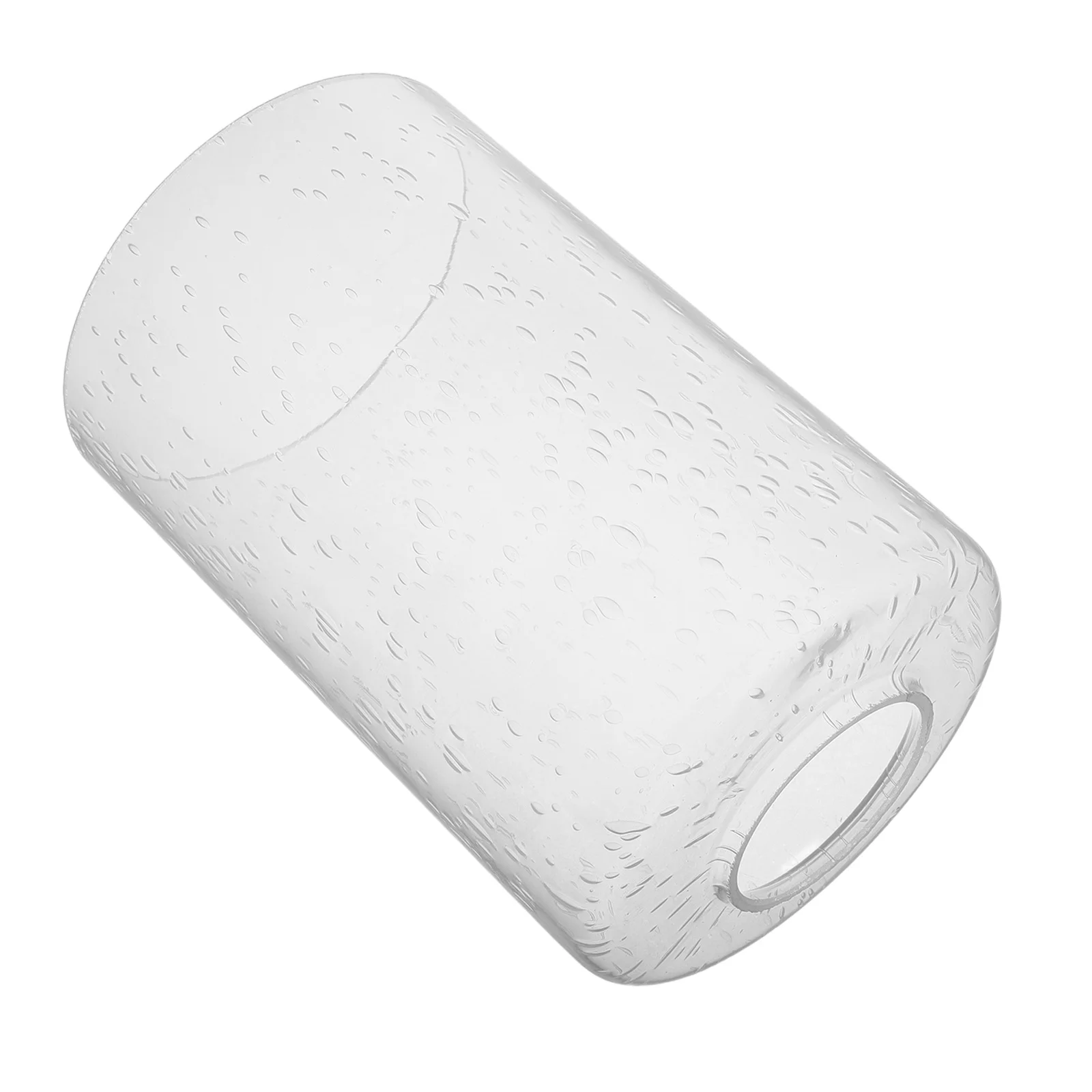 Replacement Clear Bubble Glass Cylinder Lampshade Decorative Cover for Table Lamps Wall Sconces Modern Light Fixtures