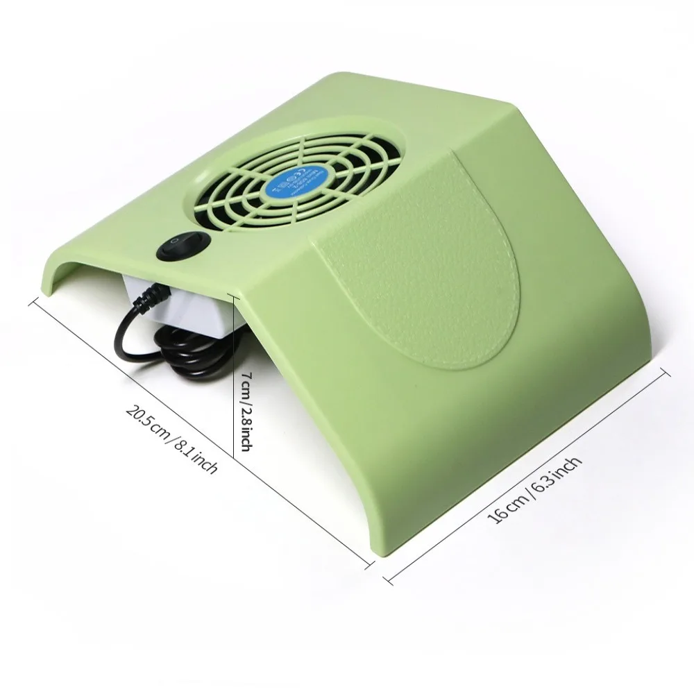 Colector de polvo para decoración de uñas, herramientas de máquina de manicura USB de poco ruido, Extractor de 40W, aspirador de uñas para salón de manicura