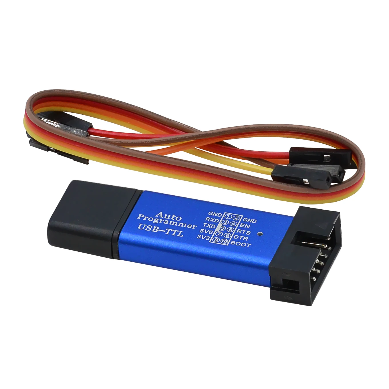 MCU STC 51 microcontrolador Downloader, programador automático/3,3 V 5V Universal / Dual Voltage USB a TTL Cable de descarga