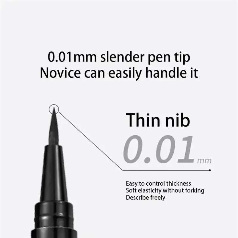 Small Gold Pen Quick-drying Eyeliner Waterproof Long-lasting Eyeliner Black/Brown Eyes Makeup Liquid Eyeliner Pencil