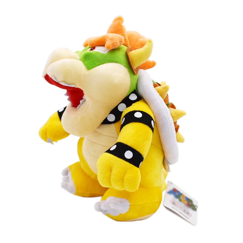 Bowser Koopa  Plush Toys Stuffed Cartoon Peluche Dolls Gift For Kids Free Shipping