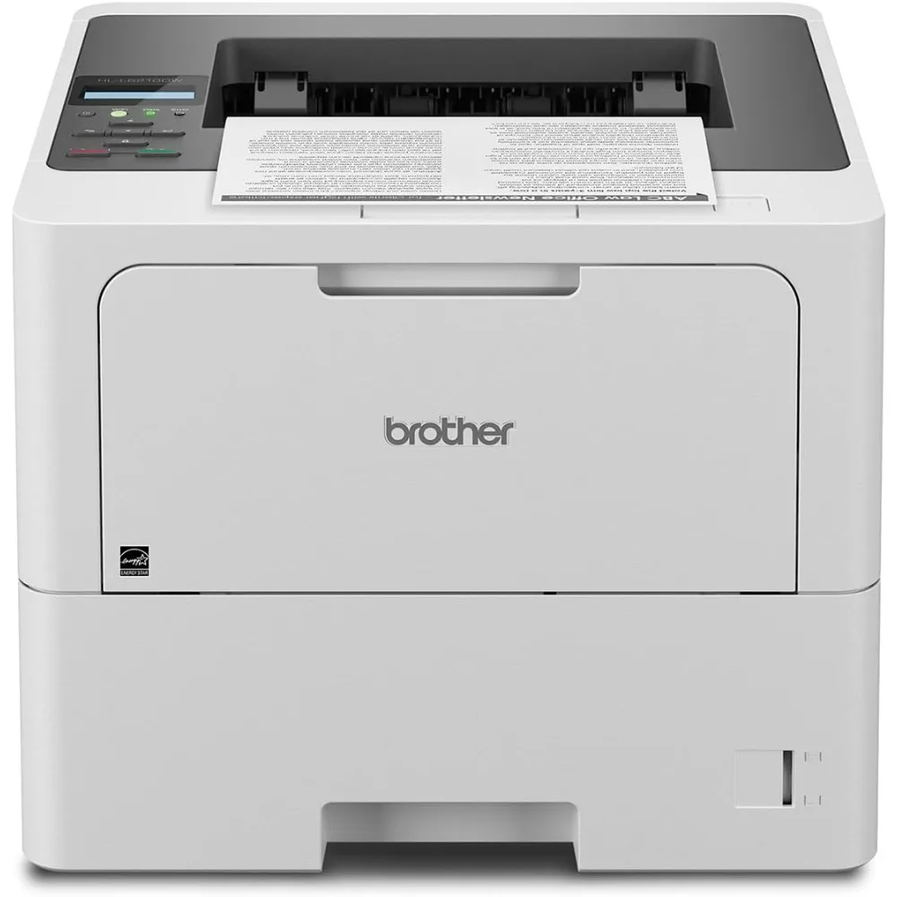 

HL-L6210DW Бизнес-монохромный лазерный принтер с большой емкостью бумаги, беспроводной и гигабитной сетью Ethernet