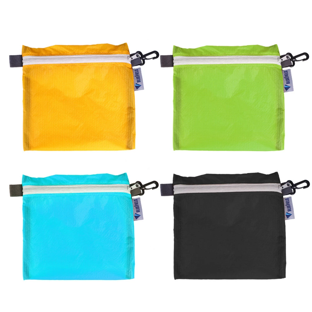Outdoor Light Storage Bag Waterproof Bag Pouch For Camping Hiking With Hook Zipper Storage Bag 4 Colors Pocket Pouch Tool Bag image 2