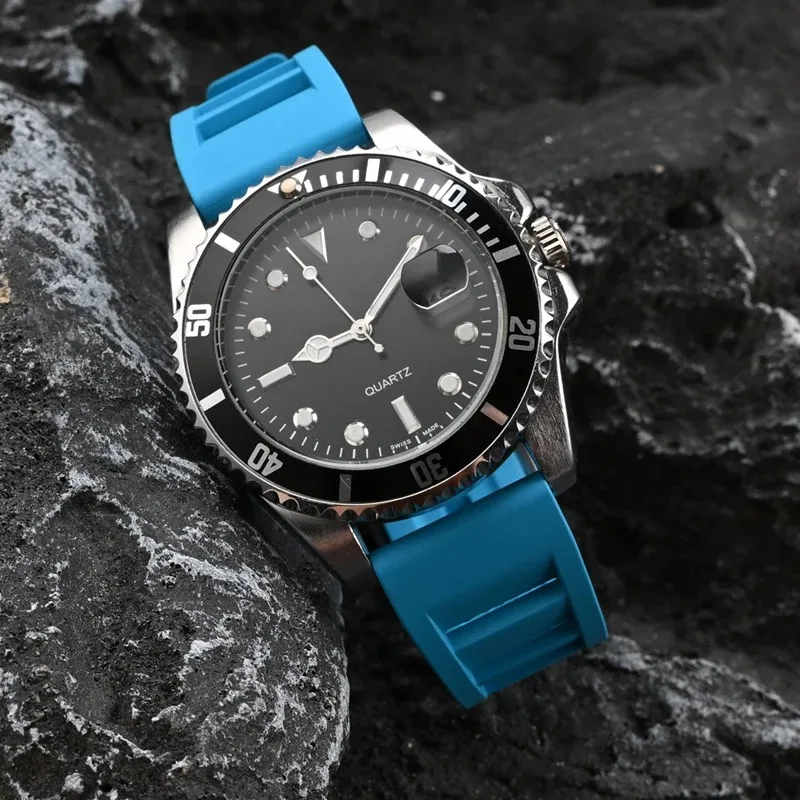 19/20/21/22/24mm Fluoro Rubber Strap Breathable Window Design Quick Release Diving Waterproof FKM Men Women Replace Watch Band