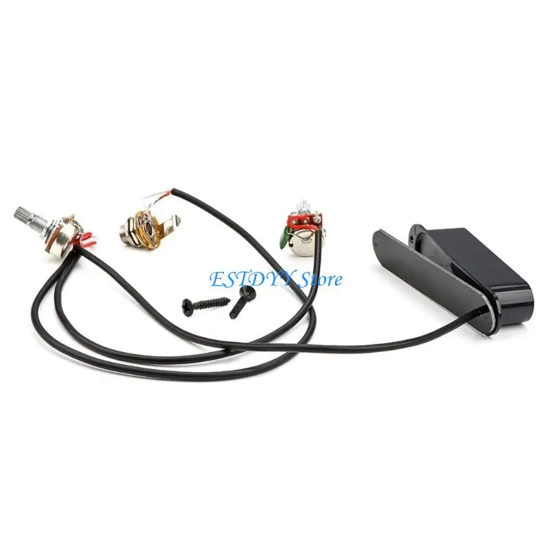 

G6DE Electric Guitar Pickup Replacement Closed Single Coil PreWired Pickup Harness