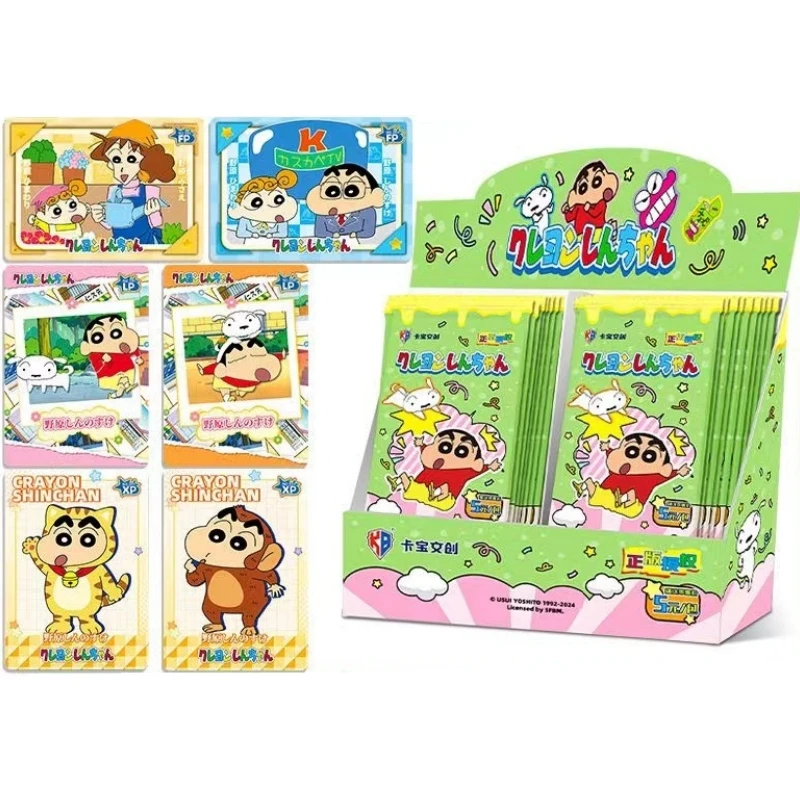 4Style New In Hot Sell Authentic Original Box Crayon Shin-chan Classic Anime Characters Collection Card Children\'s Gifts