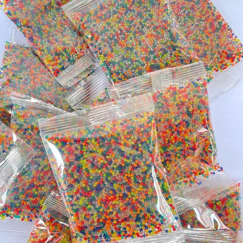 240000pcs 7-8mm Water Beads Gel Ball Electric Gun Polymer Crystal Soil Hydrogel Gel Polymer Growing Water Balls