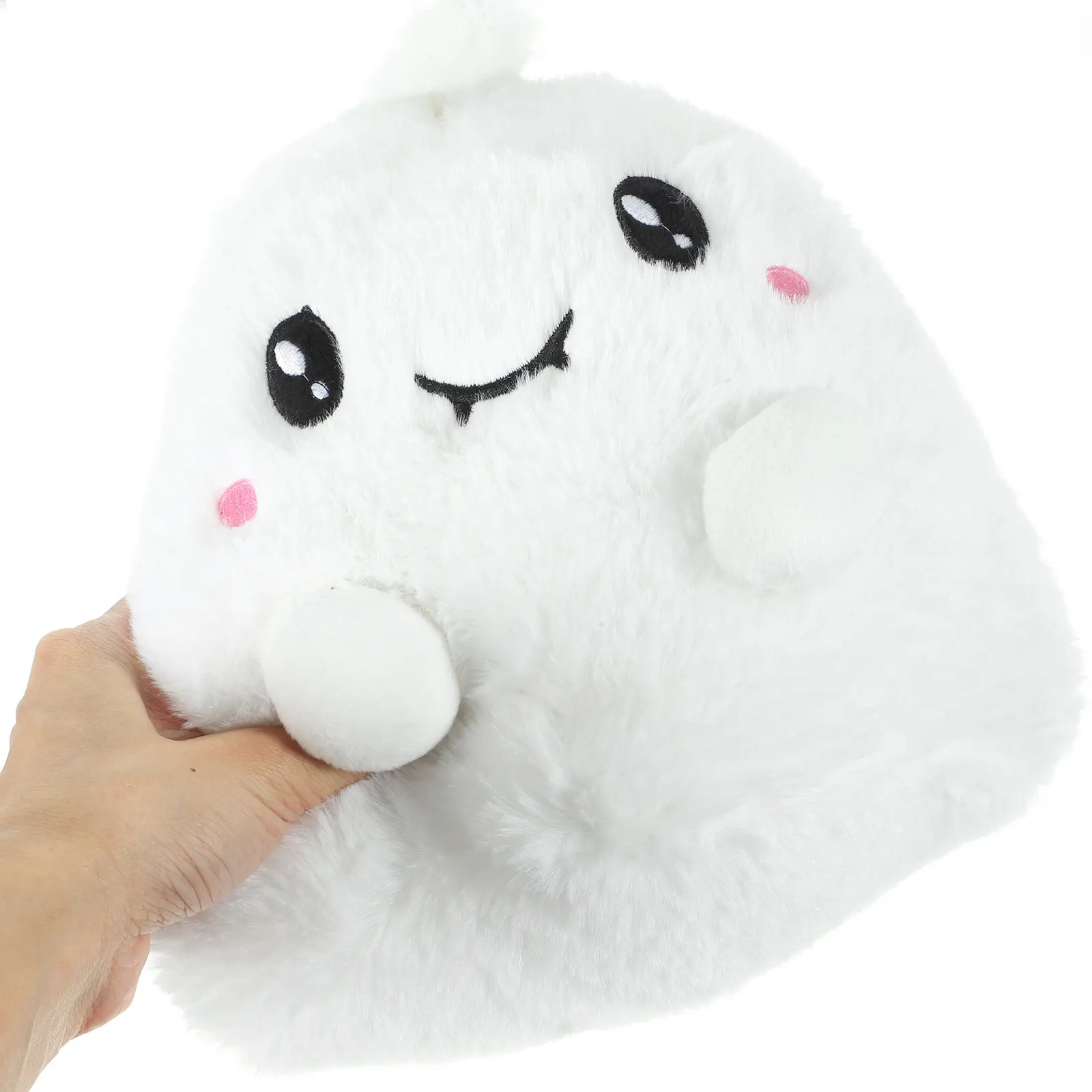 

Мягкая подушка-призрак для Хэллоуина: украшение для дома, стола, кровати, дивана, комнаты. Праздничная атмосфера, милый и забавный подарок для поднятия настроения.