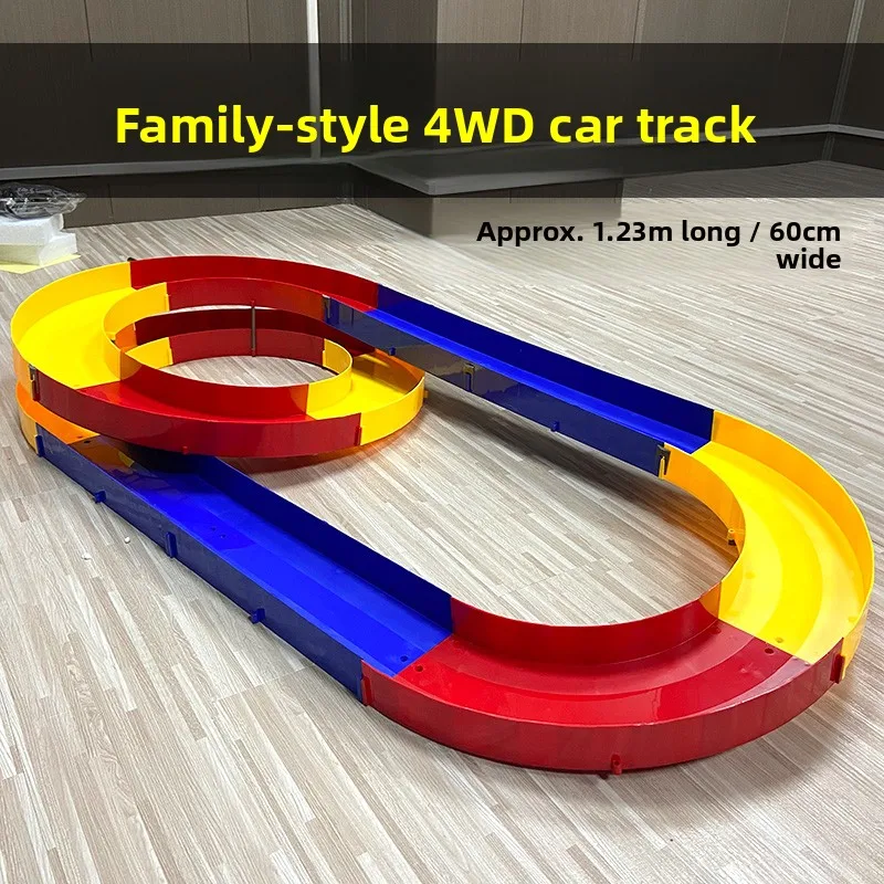 Four-Wheel Drive Brother Race Car Track Family Style Single-Track Yang Kai Toy Racing Car Can Combine Multiple Tracks