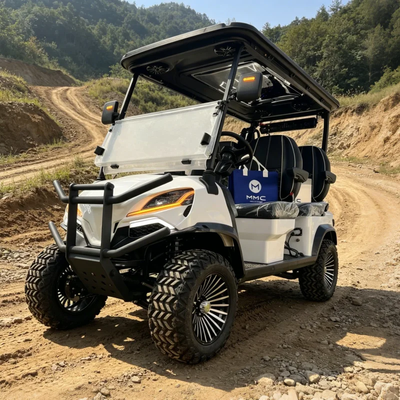 Electric Golf Cart Manufacturer 4 Passenger Lithium Buggy Dot Certified 30-50Km/h 90km Range OEM ODM Factory Price
