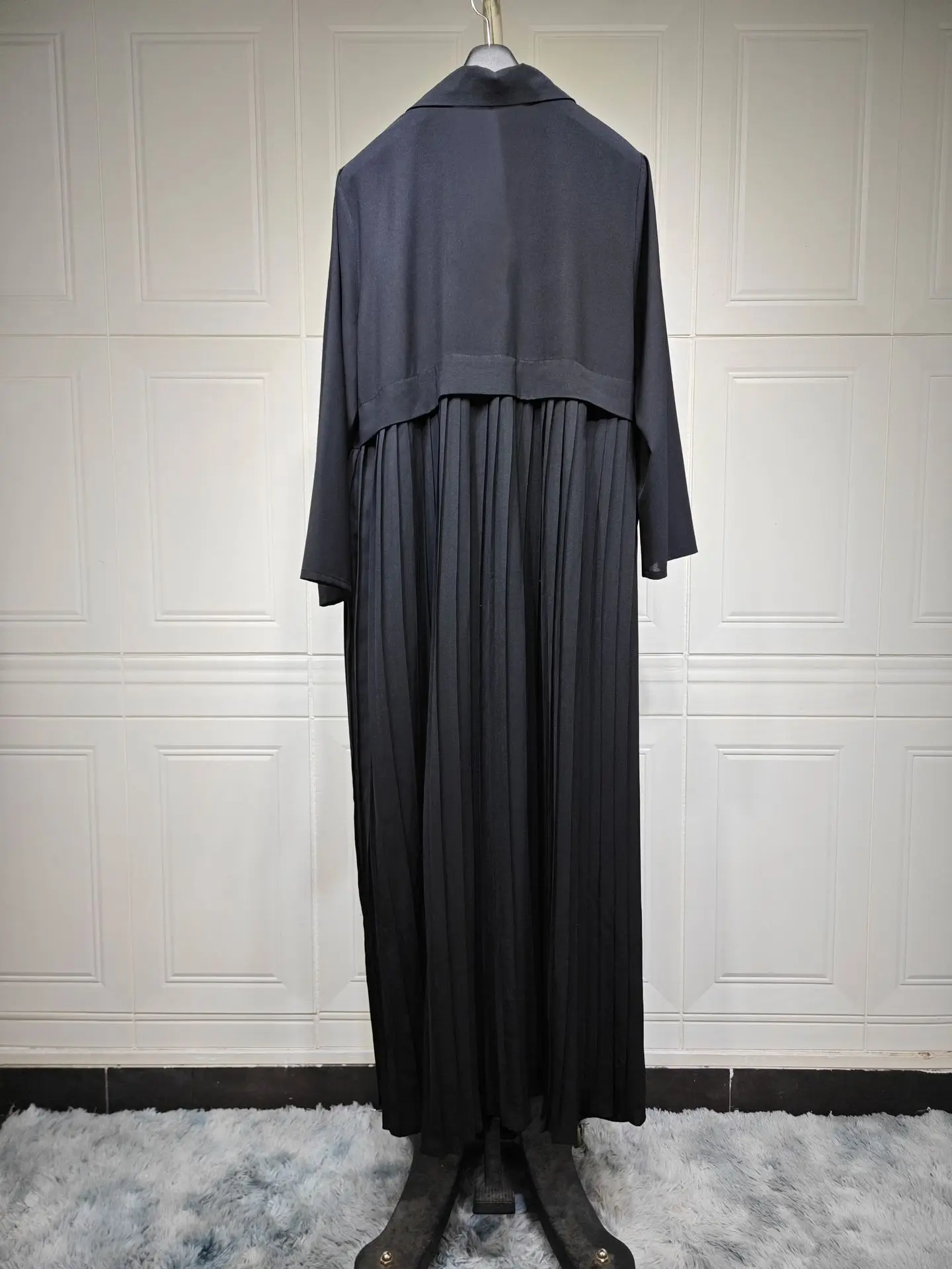Eid muçulmano festa abaya para mulheres ramadan cardigan plissado vestido longo marrocos kaftan vestidos largos dubai robe jalabiya 2024