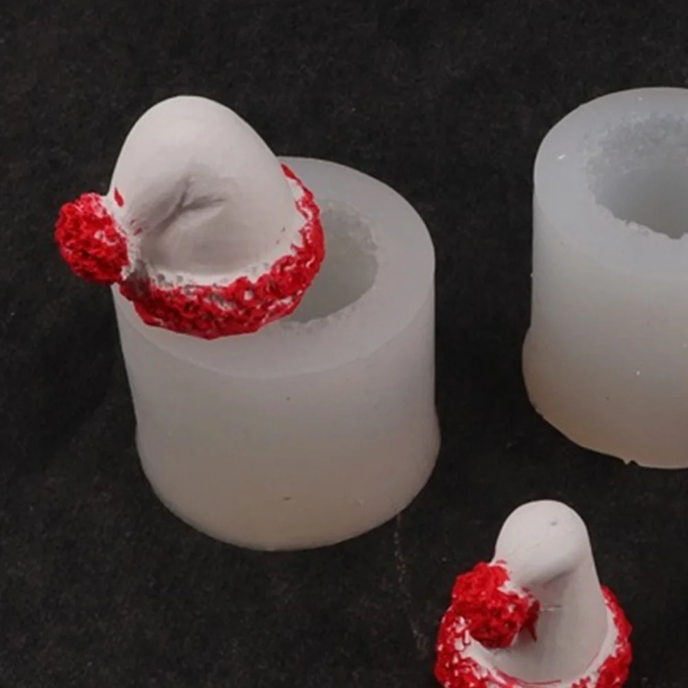 

Santa Hat Baking Silicone Mold Non-Toxic Flexible DIY Fondant Chocolate Candy Mold Christmas Christmas Molds Silicone Molds