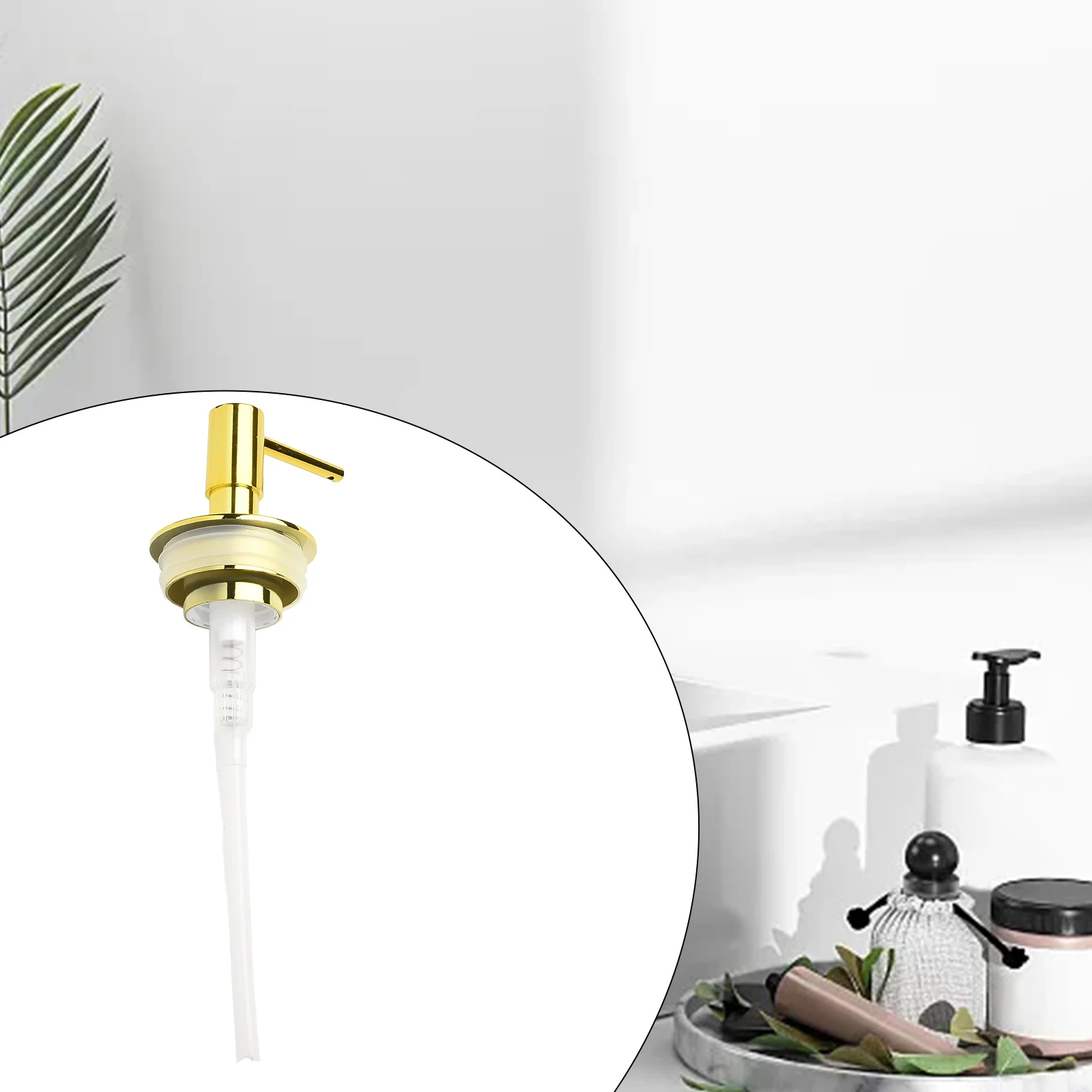 

Color Gold, Silver, Black Plastic Lotion Bottle Easy To Use Smooth Distribution Soft Sealing Gasket Standard 28400 Thread