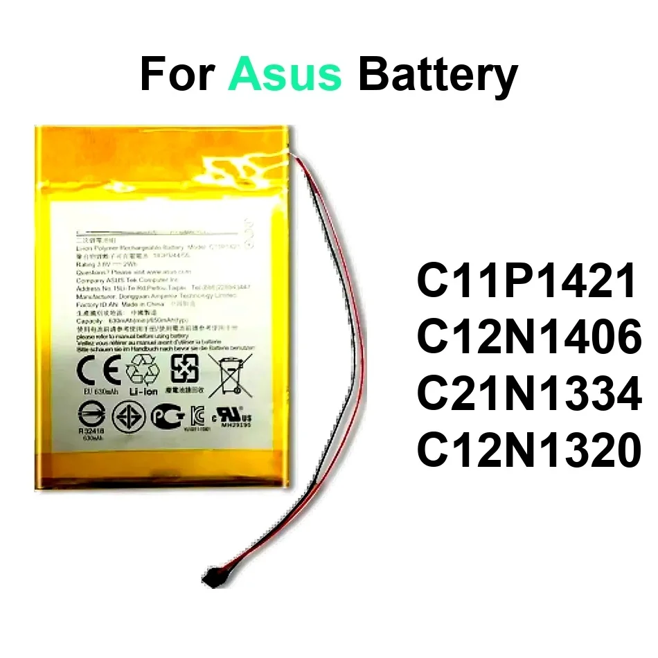 

Долговечный аккумулятор для планшета C21N1334 C12N1406 C12N1320 4840-7900 мАч для Asus Transformer Book T100t T100tal-DK T200ta T300chi