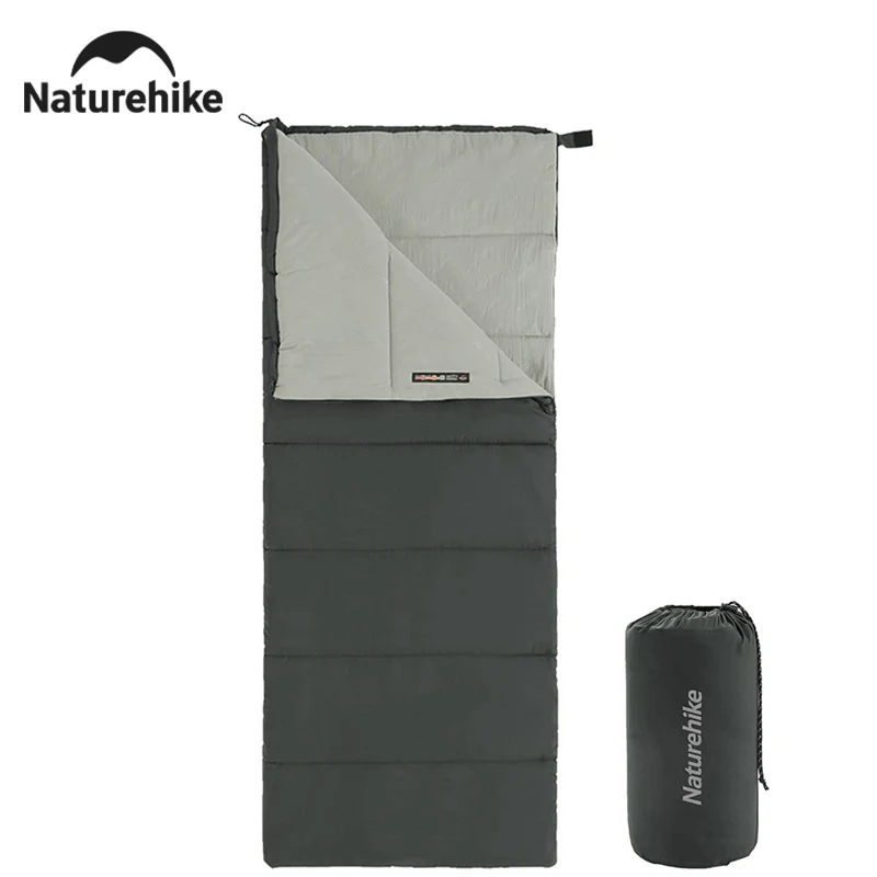 Naturehike Camping-Schlafsack, gespleißt, wasserdicht, ultraleicht, doppelte Steppdecke, waschbar, Wandern, 3-Jahreszeiten-Schlafsack für den Außenbereich