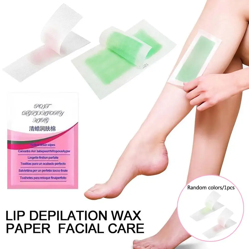 Lip Epilatie Wax Papier Gezichtsverzorging Wenkbrauw Bovenlip Wang Kin Midden Wenkbrauw Snor Vrouwen Schoonheid Tools Voor Gezicht Lichaam Been I4y3