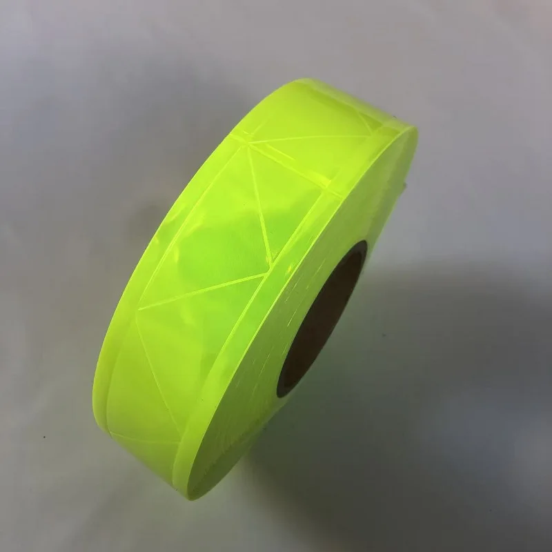 5cm * 50m fluor zieren des grünes PVC-Reflexstreifen-Nachtreflektor-Sicherheits warnband für Kleidung – Detail 17