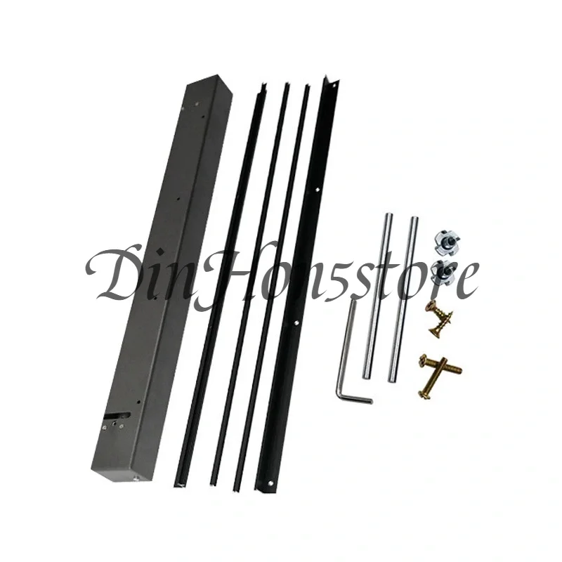 Bookcase cabinet vertical lift sliding door track slide rail random stop hanging cabinet door up and down hover hardware