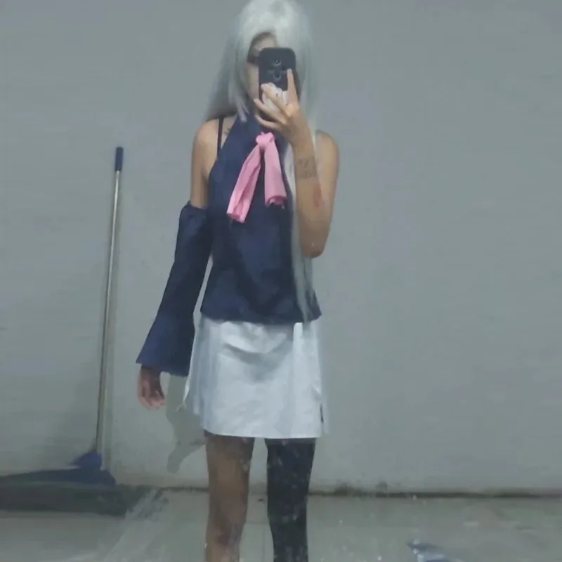 Anime I Sette Peccati Capitali Elizabeth Liones Cosplay Ragazze Estive Gonna Bianca sexy Uniformi Vestito da Festa di Halloween Womenx;2'a,6.h