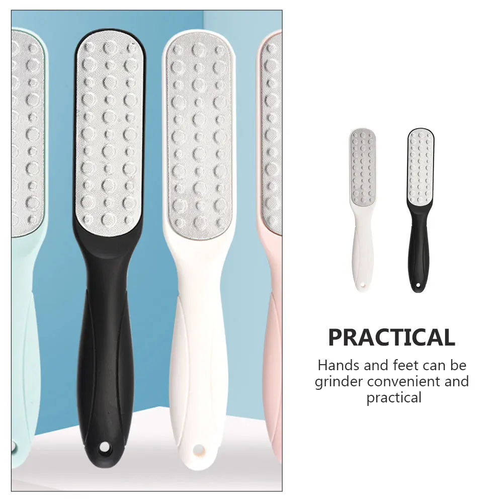 2pcs Dual-Sided Foot File Handheld Pedicure Tool For Feet Dead Skin Removal Foot Care Rasp Scrubber Nail Care Tools