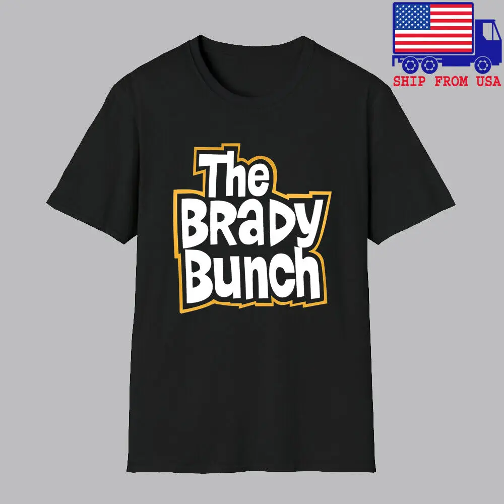 The Brady Bunch Movie TV Show Men's Black T-shirt Size S-5XL