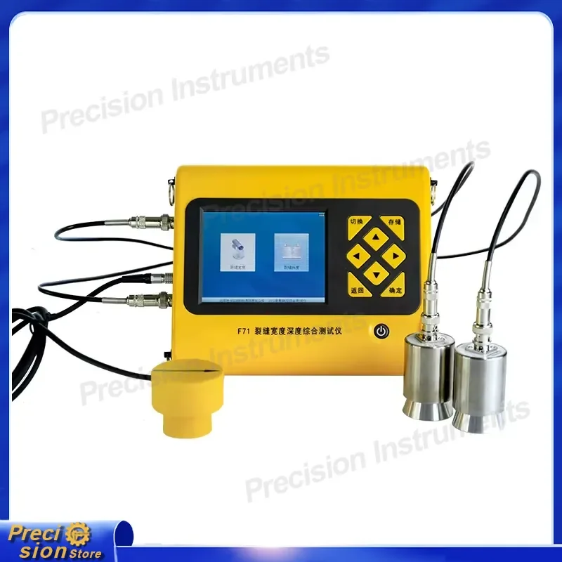 For Car Crack Width Gauge Depth Tester 0.01mm Accuracy Auto Body Repair Tool Concrete Fracture Measurement Device IP55 Data