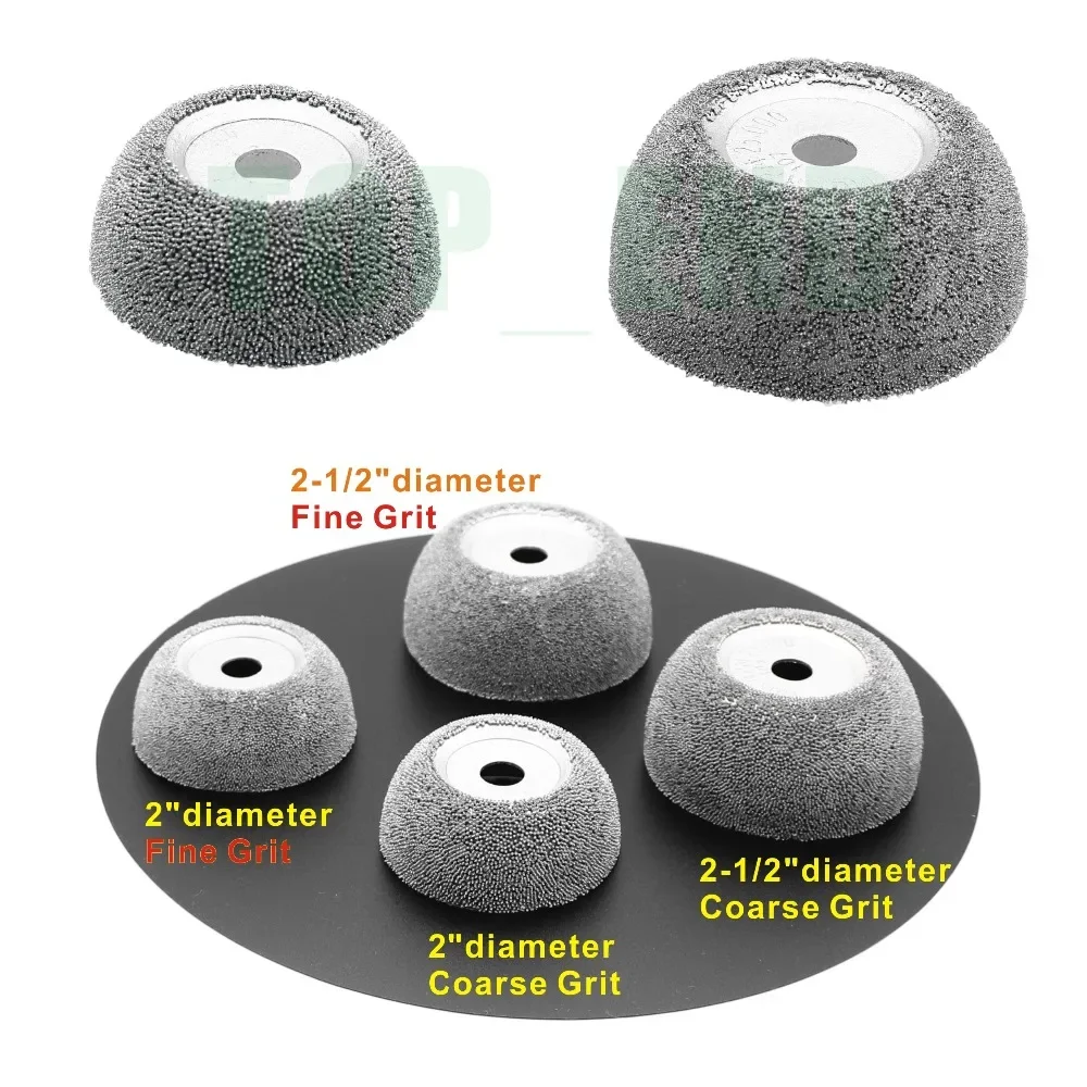 1pc Aluminum Anodizing Flared Contour Wheel /Cup with Arbor Adaptor & Balance Wheel Removing Rubber Efficiently Buffing Wheel