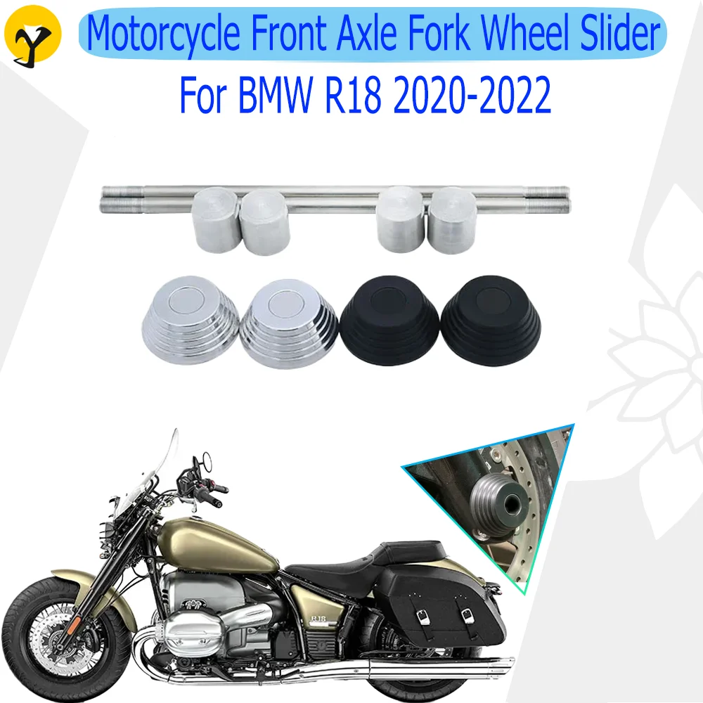 

Motorcycle Front Axle Fork Wheel For BMW R18 2020 2021 2022 Axle Anti-Drop Protector Motorbike Exterior Decorative Accessories