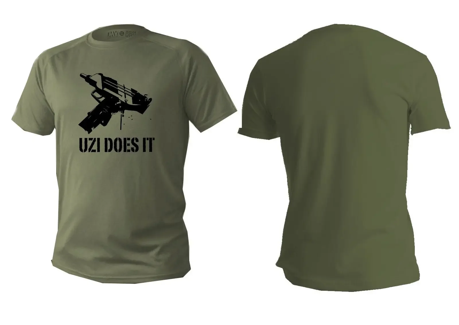 

Uzi Does It Israel UZI Submachine Gun T-Shirt 100% Cotton O-Neck Summer Short Sleeve Casual Mens T-shirt Size S-3XL